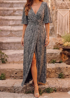 Diona™ Vestido largo con cinturón primavera/verano (Edición Limitada)