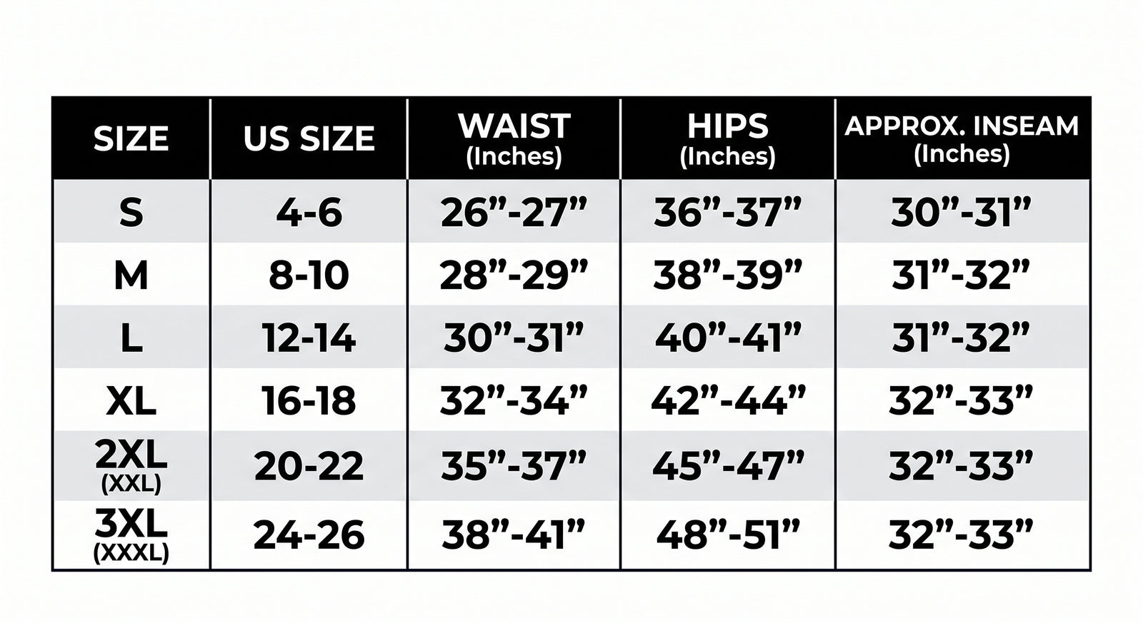 Aileen - Pantalon Large de Plage size chart