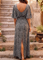 Diona™ Vestido largo con cinturón primavera/verano (Edición Limitada)