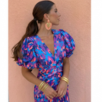 Tora™ - Vestido con mangas plisadas