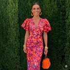 Tora™ - Vestido con mangas plisadas