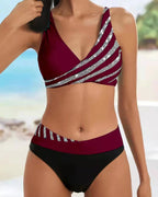 Sea Breeze | Bikini impreso en tonos cálidos