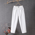 Alyra - Pantalones Relax con Bolsillos