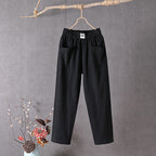 Alyra - Pantalones Relax con Bolsillos