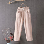 Alyra - Pantalones Relax con Bolsillos