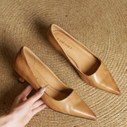 Anok Talons Hauts en Cuir Véritable