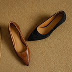 Zapatos de Tacón Alto de Cuero Auténtico Belle