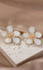 Pendientes con flor