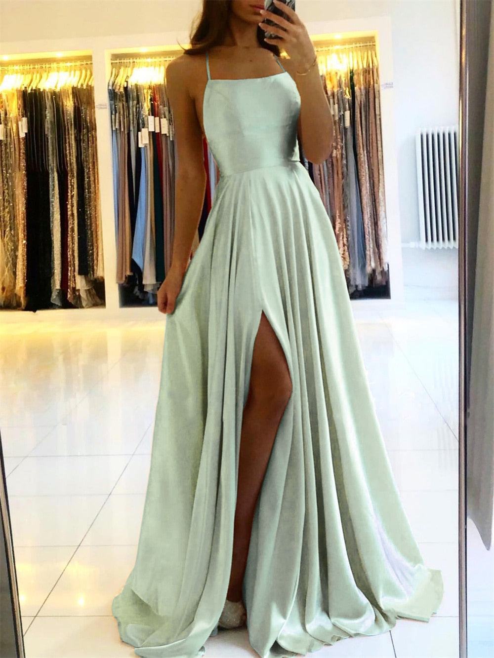 Vestido Satinado Aura