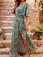 Diona™ Vestido largo con cinturón primavera/verano (Edición Limitada)
