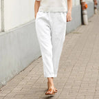 Kriza - Pantalones de Pierna Ancha con Bolsillos