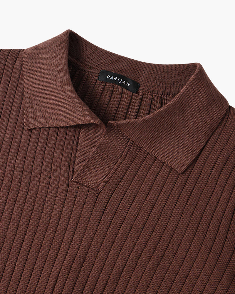 Polo SUWON de cuello en V
