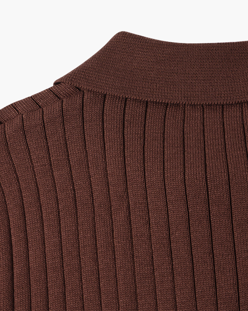 Polo SUWON de cuello en V