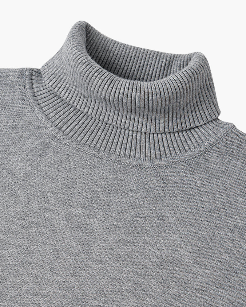 JANGSAN Suéter de lana merino con cuello alto