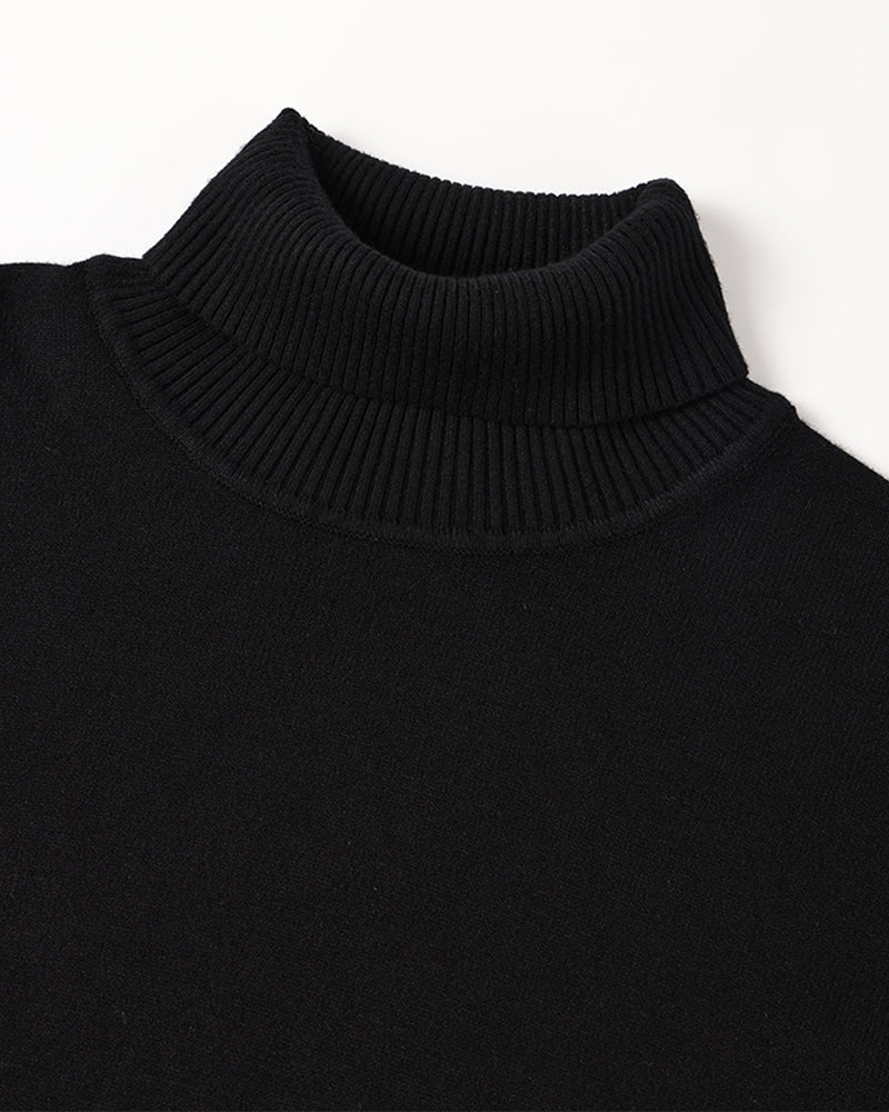 JANGSAN Suéter de lana merino con cuello alto