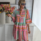 Kiki | Elegante vestido midi de primavera para Mujer