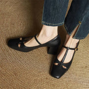 Elora Talons Hauts en Cuir Véritable