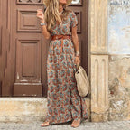 Vestido Maxi Bohemio Elegante de Viscosa Ligera