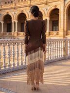 Salvia | Vestido con flecos