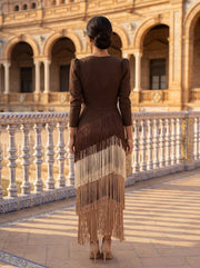Salvia | Robe à franges