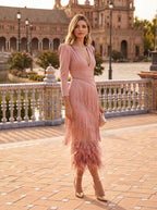 Salvia | Vestido con flecos