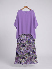 Ana | Robe Légère Fleur Violette