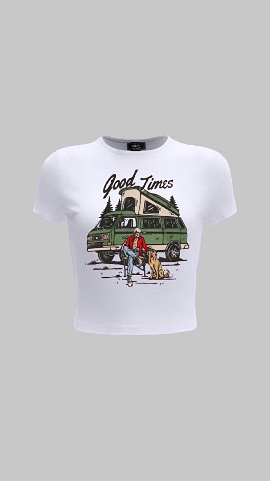 “GOOD TIMES” baby tee