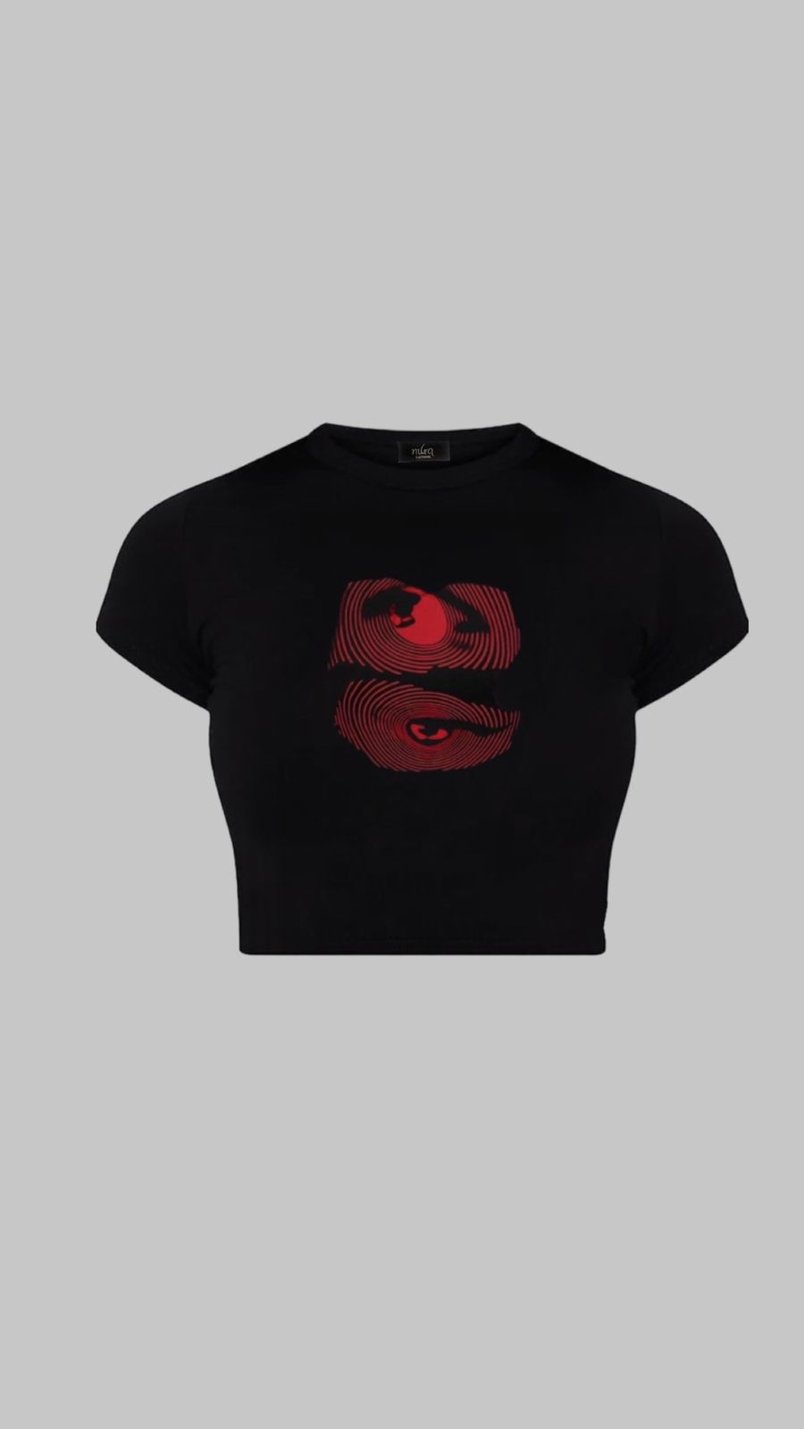 I SEE U FITTED CROPPED T-SHIRT