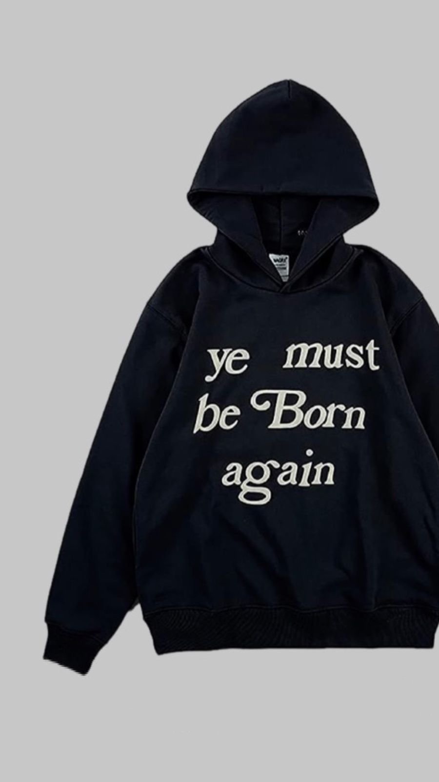 “BORN AGAIN” unsex hoodie