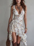 Vestido Corto Floral