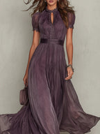Isabel | Vestido Maxi Plisado Elegante