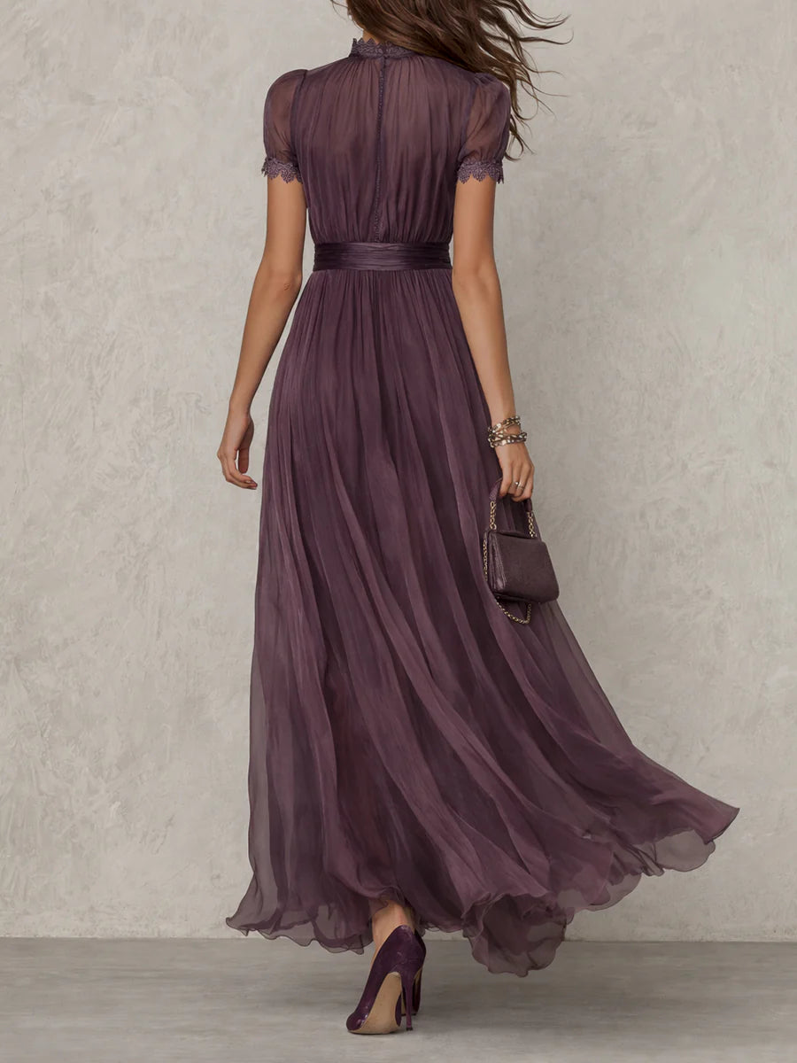 Isabel | Vestido Maxi Plisado Elegante