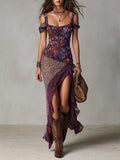 Vestido Maxi Leopardo