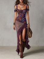 Vestido Maxi Leopardo