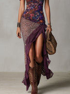Vestido Maxi Leopardo