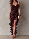 Vestido Maxi Floral con Encaje
