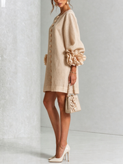 Élodie | Floral Button-Up Dress