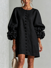 Élodie | Floral Button-Up Dress