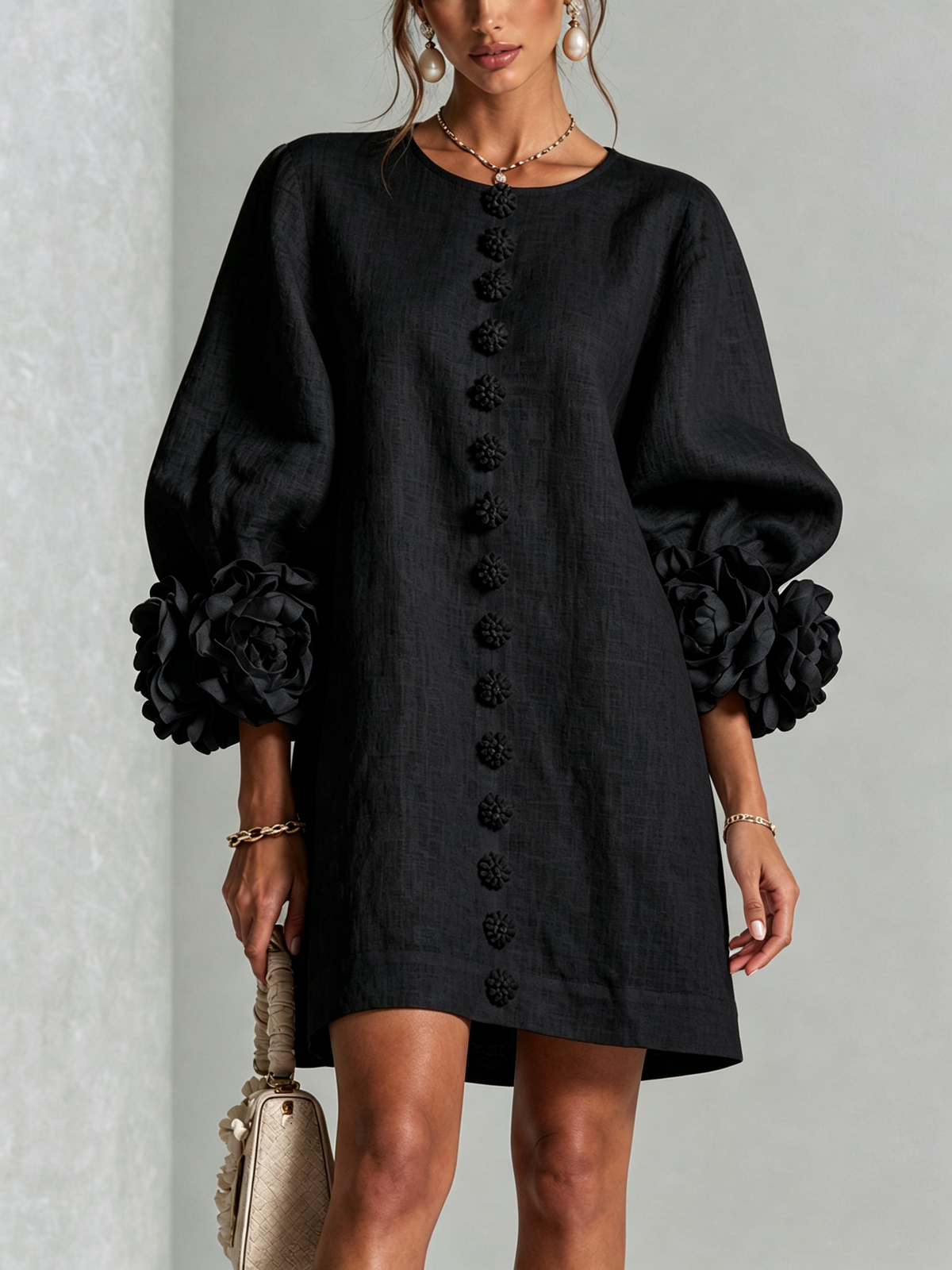 Élodie | Floral Button-Up Dress