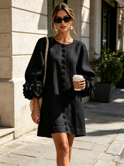 Élodie | Floral Button-Up Dress