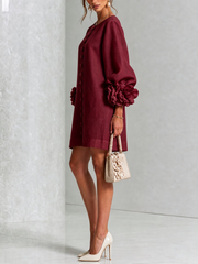 Élodie | Floral Button-Up Dress