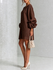 Élodie | Floral Button-Up Dress