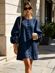 Élodie | Floral Button-Up Dress