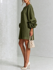 Élodie | Floral Button-Up Dress