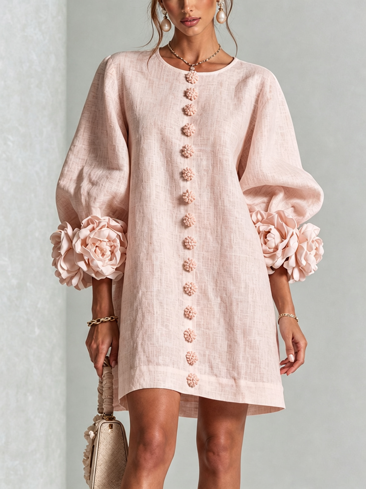 Élodie | Floral Button-Up Dress