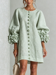Élodie | Floral Button-Up Dress