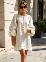 Élodie | Floral Button-Up Dress