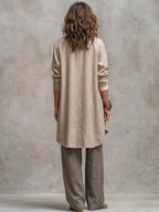 Costanza Ensemble Trois Pièces avec Pantalon Palazzo