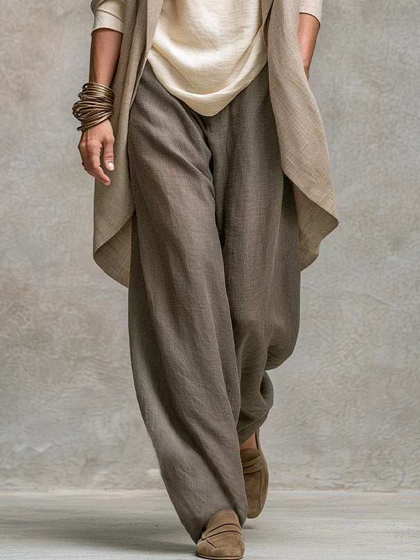Costanza Ensemble Trois Pièces avec Pantalon Palazzo