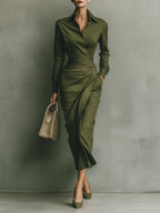 Narelle  - Vestido Elegante Envolvente